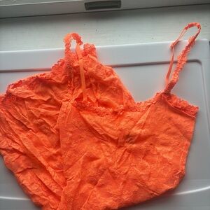Skims orange dress